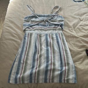 Abercrombie & Fitch, stripped with spaghetti strap dress.
